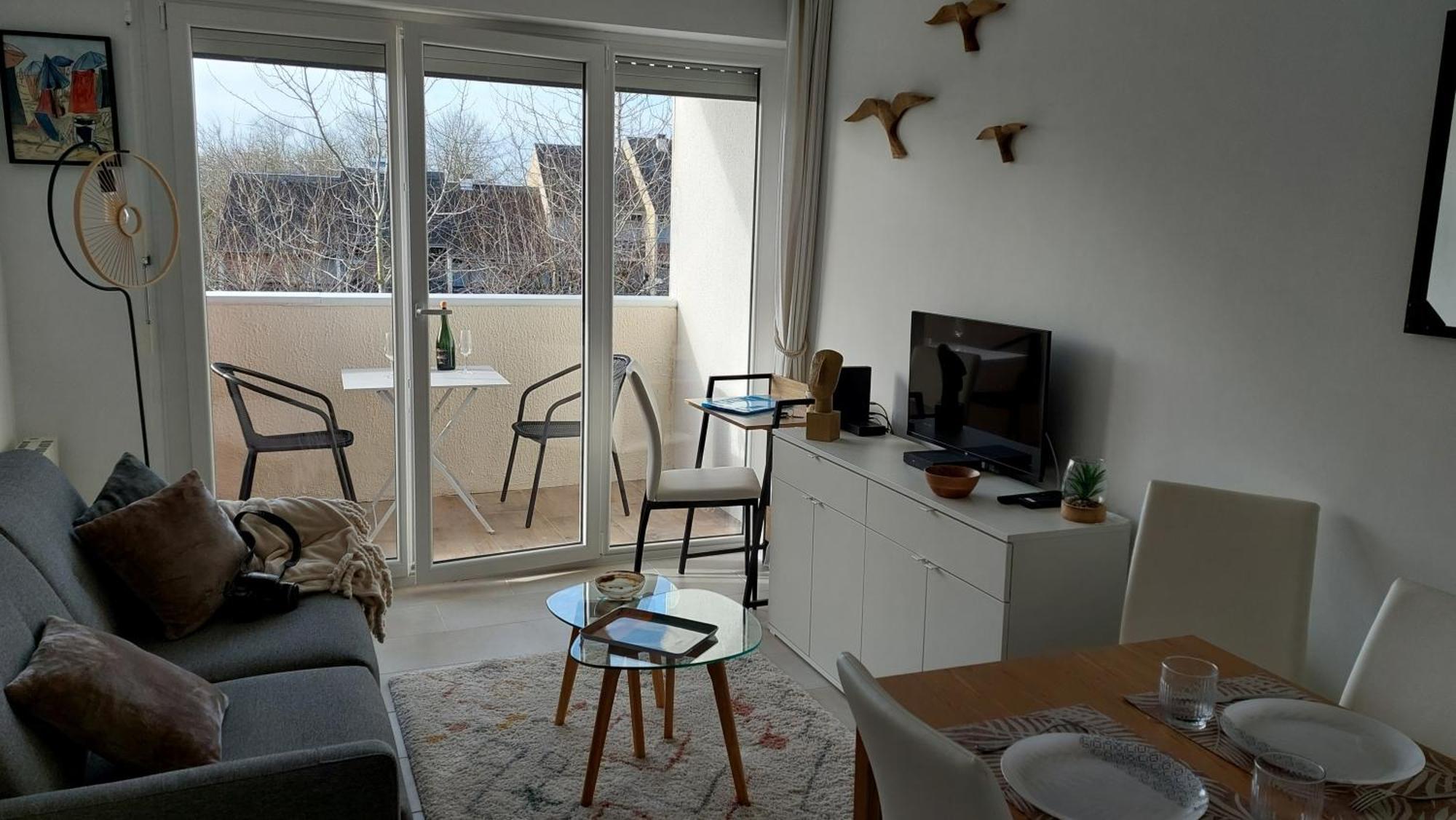 Les 3 Mouettes A Cabourg - Cote Normande Apartment Bagian luar foto